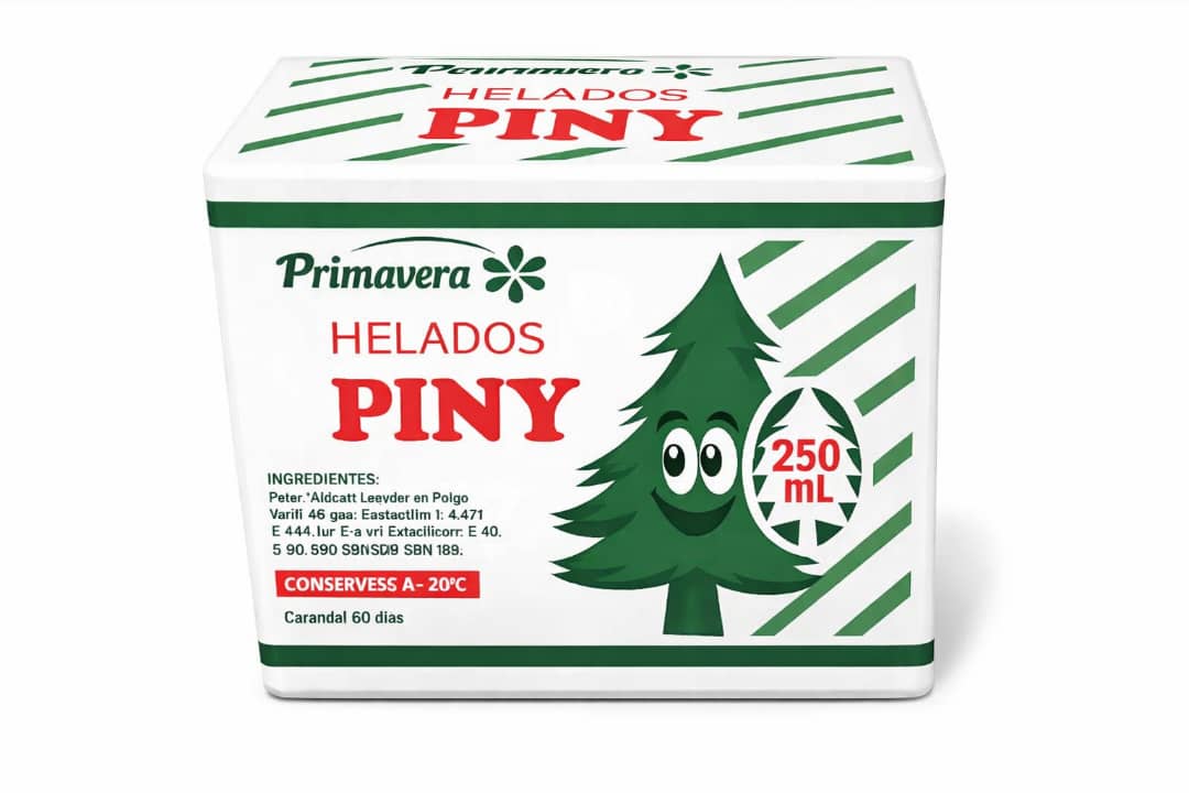 Helado Piny cajitas de 250ml
