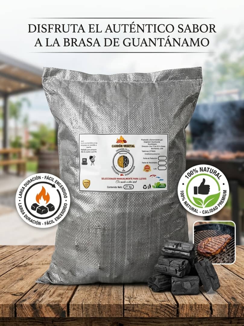 Carbón Vegetal de Marabú 