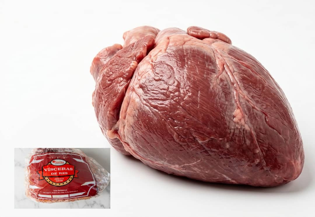Corazón de res 0.9-1.0 kg