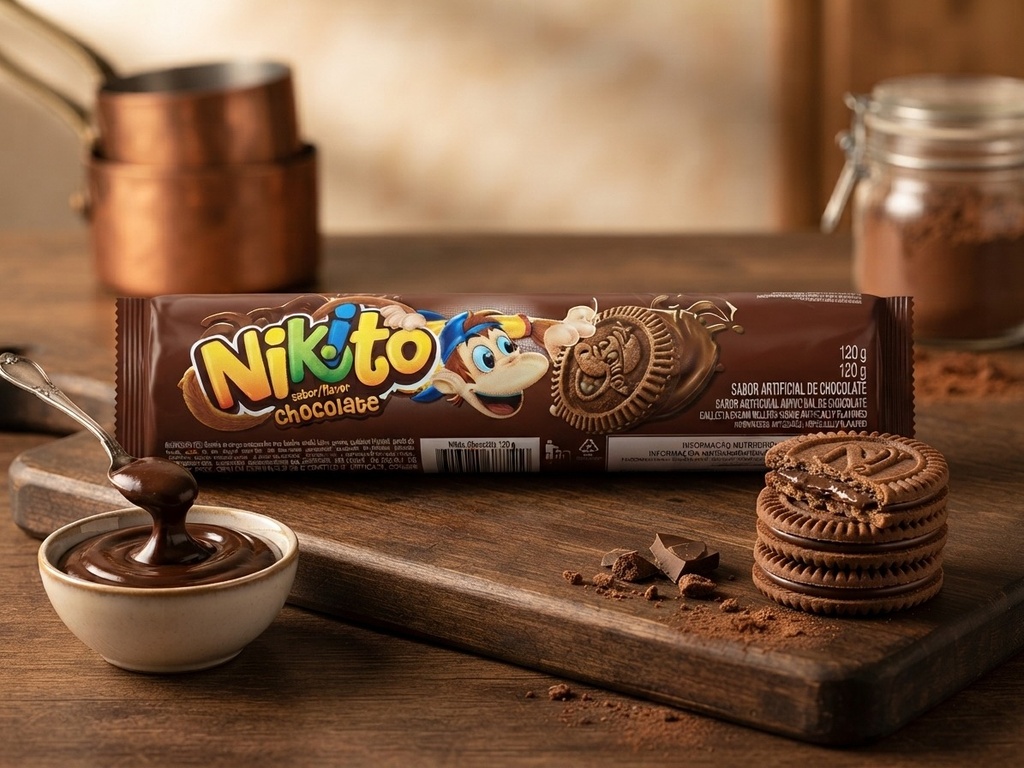 Galletas Nikito sabor chocolate 120g