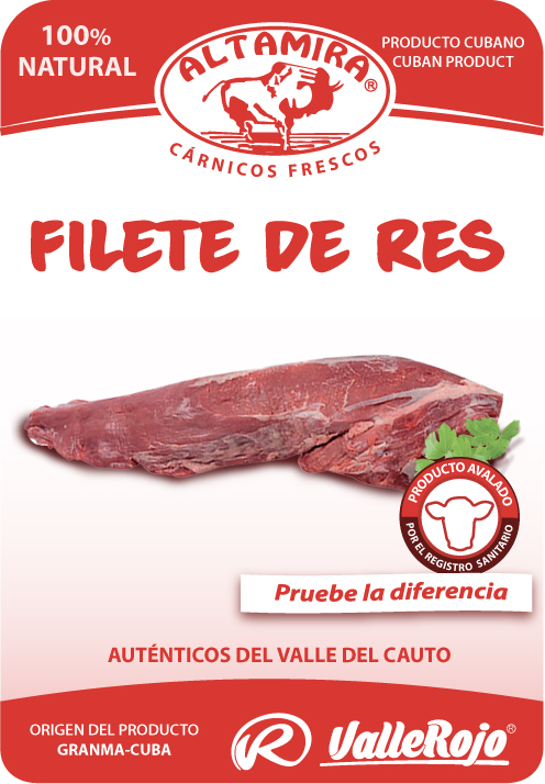 Filete Res  paquete 0,8 - 1 Kg  
