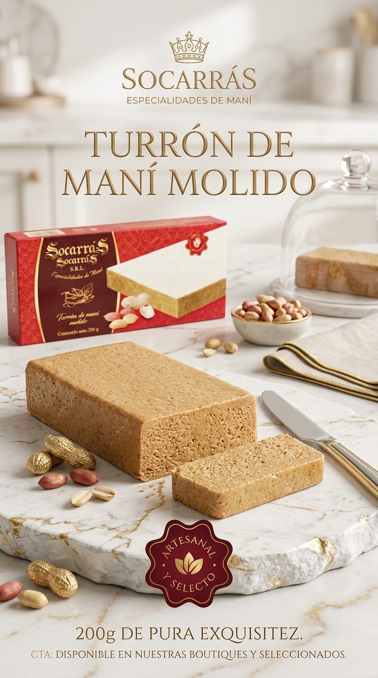 Turrón de Maní Molido (200g)