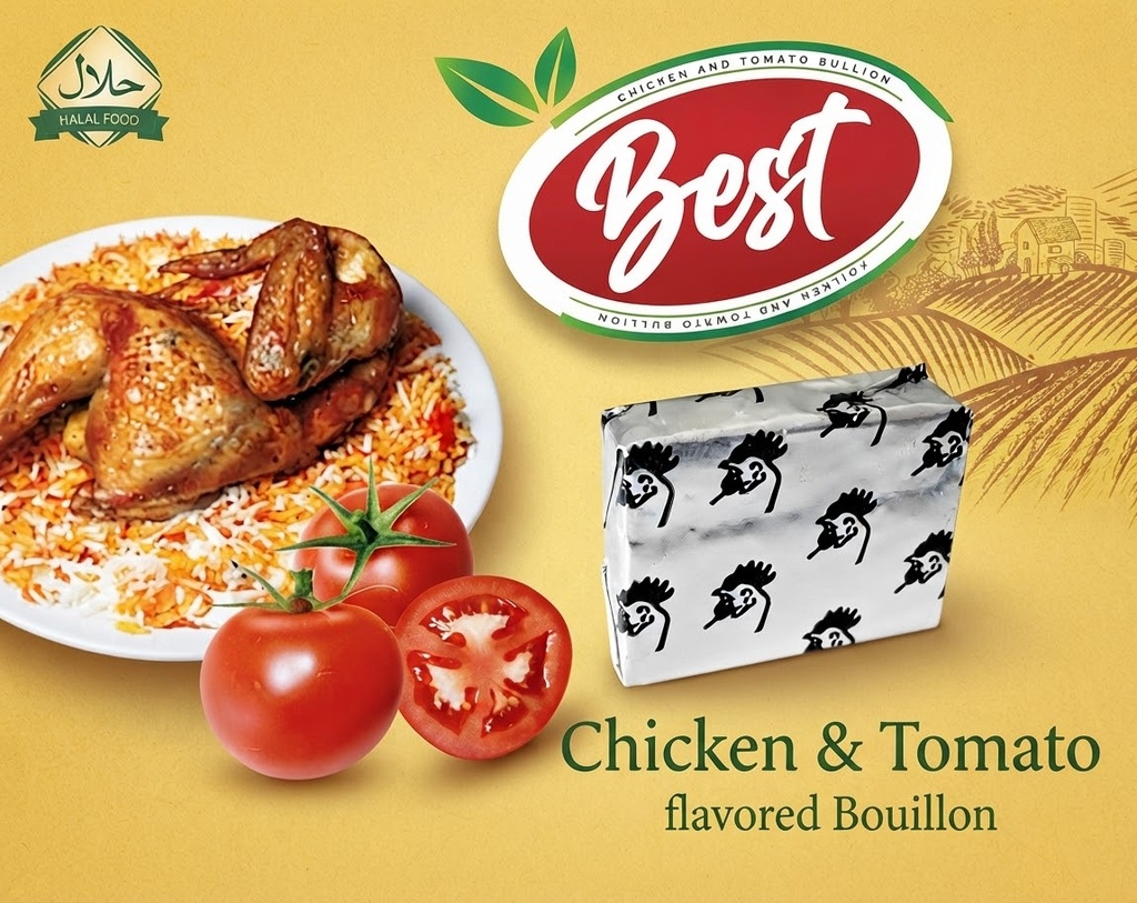 Cubitos Concentrado de Pollo con Tomate